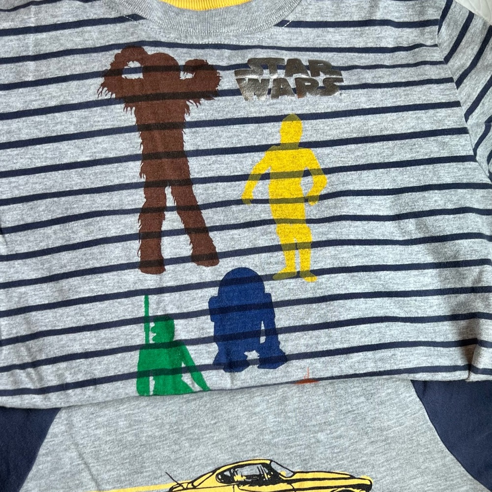 Hanna Andersson Boys Shirt Bundle-Star Wars/Cars